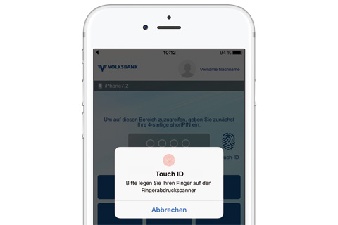 Bild eines hausbanking Logins.